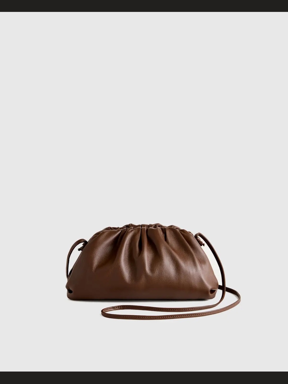 Quince Italian Brown Leather pouch Crossbody Bag